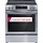 Frigidaire 30-in Glass Top 5 Burners 5.3-cu ft Self-Cleaning Convection Oven Slide-in Electric Range (Stainless Steel)  MODEL# FCFE3083AS    Stock# 8012-32