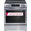 FRIGIDAIRE FRIGIDAIRE 30-in Glass Top 5 Burners 5.3-cu ft Self-Cleaning Convection Oven Slide-in Electric Range (Stainless Steel)  MODEL# FCFE3083AS    Stock# 8012-33