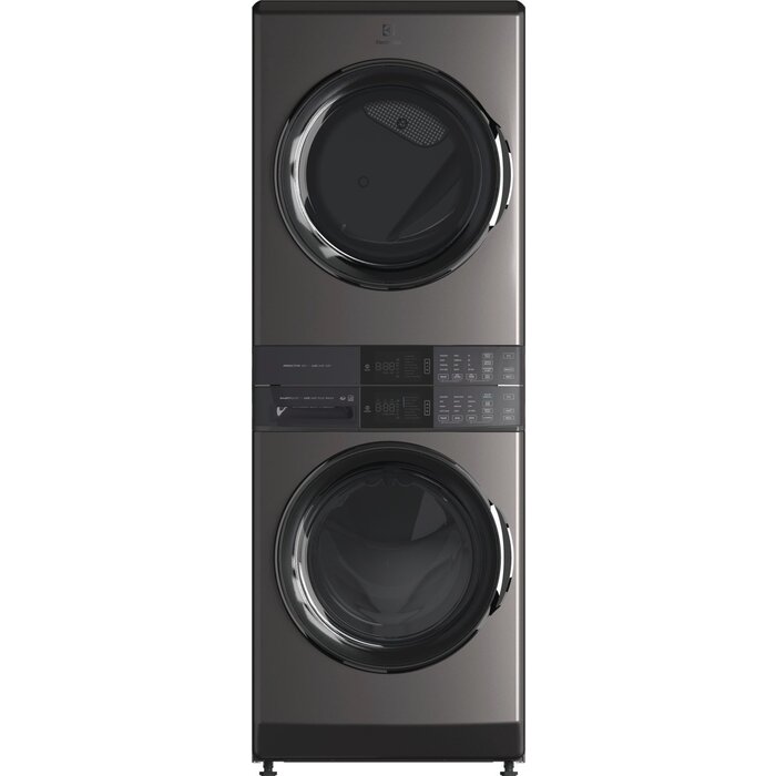 ELECTROLUX Electrolux SmartBoost Premix Stacked Laundry Center with 4.5-cu ft Front Load Washer and Electric 8-cu ft Dryer ENERGY STAR MODEL# ELTE7600AT