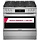 36-in Standard 6 Burners Self & Steam Cleaning Air Fry Convection Oven Slide-in Dual Fuel Range (Fingerprint Resistant Stainless Steel)  MODEL# GCFD3661AF    Stock# 8012-59