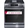 Frigidaire Gallery 30-in 5 Burners 6-cu ft Self & Steam Cleaning Air Fry Convection Oven Slide-in Natural Gas Range (Smudge-proof Black Stainless Steel)  MODEL# GCFG3060BD    Stock# 1420-57