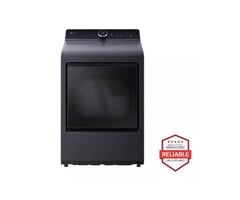 LG LG 7.3 cu. ft. Ultra Large Capacity Rear Control Gas Dryer with LG EasyLoad Door, AI Sensing and TurboSteam  MODEL# DLGX8601BE