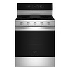 Whirlpool WHIRLPOOL High Preheat 30-in 5 Burners 5-cu ft Self & Steam Cleaning Air Fry Convection Oven Freestanding Smart Natural Gas Range (Stainless Steel)  MODEL# WFGS7530RZ