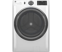 GE GE 5.0 Cu. Ft. Stackable Smart Front Load Washer with Steam and Smart Dispense White Model# GFW655SSVWW