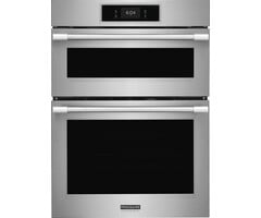 FRIGIDAIRE PROFESSIONAL Frigidaire Professional 30 inch Self + Steam Cleaning Air Fry Microwave Wall Oven Combo ( Smudge-Proof Stainless Steel )  MODEL# PCWM3080AF