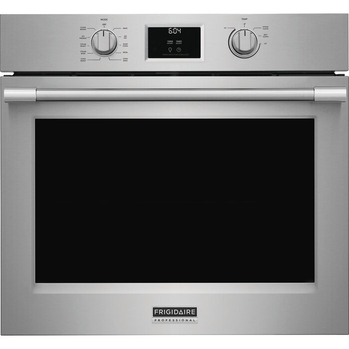 FRIGIDAIRE PROFESSIONAL Frigidaire Professional 30 inch Single Electric Wall Oven with Air Fry True Convection and Self + Steam Cleaning ( Smudge-Proof Stainless Steel )  MODEL# PCWS3080AF