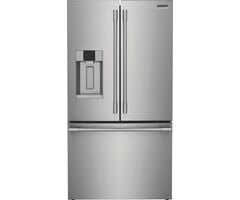 FRIGIDAIRE PROFESSIONAL Frigidaire Professional Standard-Depth 27.8-cu ft 3 -Door French Door Refrigerator with Dual Ice Maker with Water and Ice Dispenser ( Smudge-Proof Stainless Steel ) ENERGY STAR  MODEL# PRFS2883AF    Stock# 2012-42