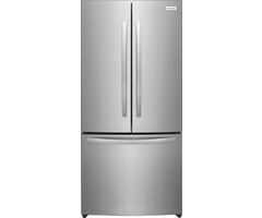 Frigidiare Frigidaire Counter-Depth 17.6-cu ft 3 -Door French Door Refrigerator with Ice Maker ( Fingerprint-Resistant Stainless Look ) ENERGY STAR  MODEL# FRFG1723AV    Stock# 2012-35