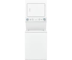 Frigidiare Frigidaire Quick Wash Dry Cycle, Maxfill and Long Vent Stacked Laundry Center with 3.9-cu ft Top load Washer and Electric 5.6-cu ft Dryer  MODEL# FLCG7522AW    Stock# 2012-31