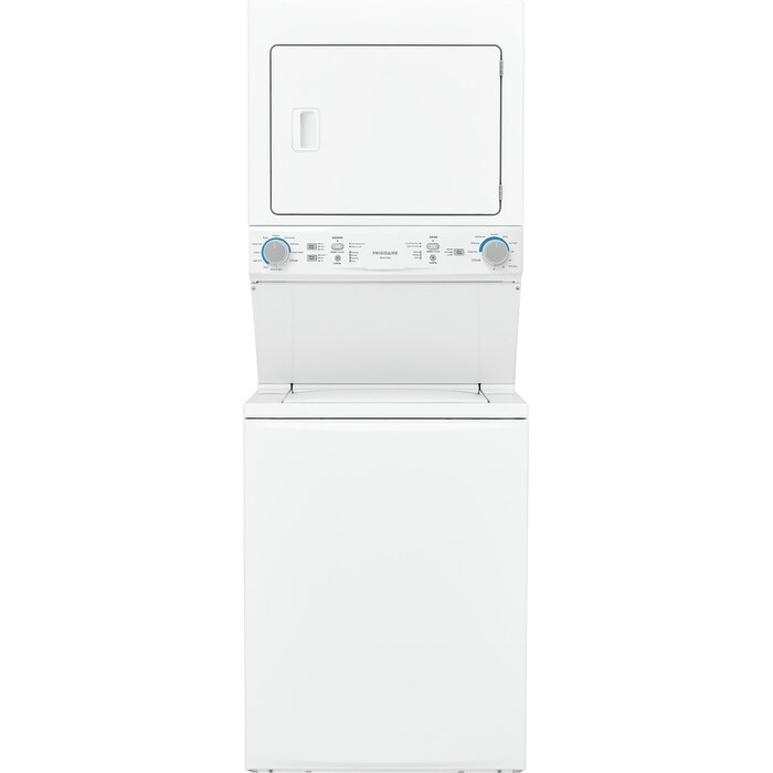 Frigidiare FRIGIDAIRE Quick Wash Dry Cycle, Maxfill and Long Vent Stacked Laundry Center with 3.9-cu ft Top load Washer and Electric 5.6-cu ft Dryer  MODEL# FLCG7522AW    Stock# 2012-31