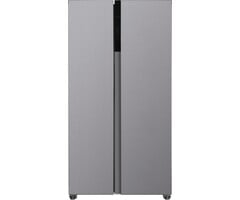 Frigidiare FRIGIDAIRE 21.4-cu ft Counter-Depth Side-by-Side Refrigerator (Fingerprint-Resistant Stainless Look) MODEL# FRSG2115AV
