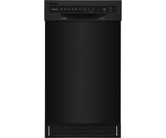FRIGIDAIRE Frigidaire Stainless Steel Tub 18-in Front Control Built-in Dishwasher ( Black ) ENERGY STAR, 52-Decibel Standard Sound Level  MODEL# FFBD1831UB