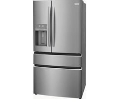FRIGIDAIRE GALLERY FRIGIDAIRE GALLERY Frigidaire Gallery Standard-Depth 26.3-cu ft 4 -Door French Door Refrigerator with Ice Maker with Water and Ice Dispenser ( Fingerprint Resistant Stainless Steel ) ENERGY STAR  MODEL# GRMS2773AF    Stock# 1502-65