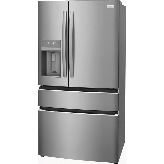 FRIGIDAIRE GALLERY Frigidaire Gallery Standard-Depth 26.3-cu ft 4 -Door French Door Refrigerator with Ice Maker with Water and Ice Dispenser ( Fingerprint Resistant Stainless Steel ) ENERGY STAR  MODEL# GRMS2773AF