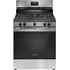 Frigidiare Frigidaire 30-in 5 burners 5.1-cu ft Freestanding Natural Gas Range ( Stainless Steel ) MODEL# FCRG3052BS Stock# 1502-61