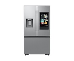 SAMSUNG Samsung Counter-Depth Mega Capacity 25-cu ft 3 -Door Smart Compatible French Door Refrigerator with Dual Ice Maker with Water and Ice Dispenser ( Fingerprint Resistant Stainless Steel ) ENERGY STAR  MODEL# RF27CG5900SR