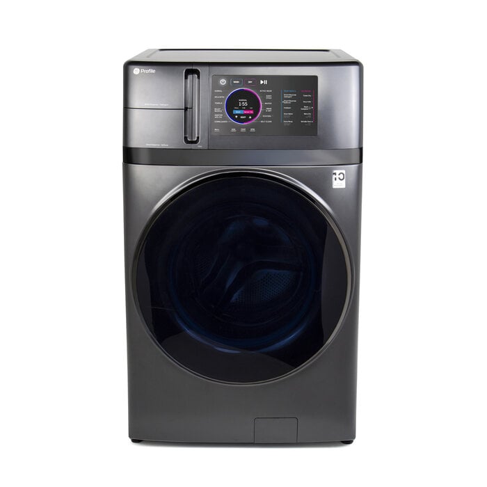 GE Profile GE Profile (PED) 4.8-cu ft Capacity Carbon Graphite Ventless All-In-One Washer Dryer Combo (ENERGY STAR )  MODEL# PFQ97HSPVDS