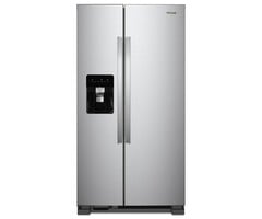 Whirlpool WHIRLPOOL (DS) 24.6 cu. ft. Side by Side Refrigerator in Monochromatic Stainless Steel  MODEL# WRS315SDHM