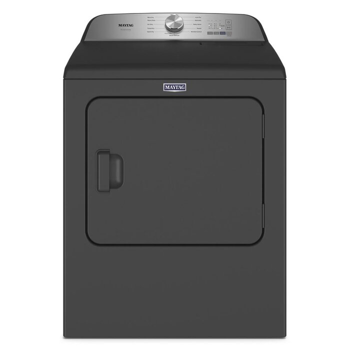 Maytag Maytag Pet Pro 7.0-cu ft Vented Gas Dryer with Steam Cycle ( Volcano Black ) MODEL # MGD6500MBK