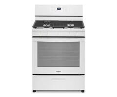 Whirlpool WHIRLPOOL 30-in 5 burners 5.1-cu ft Freestanding Natural Gas Range ( White )  MODEL# WFG505M0MW    Stock# 1502-13