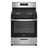 Whirlpool 30-in 4 burners 5.1-cu ft Freestanding Natural Gas Range ( Stainless Steel )  MODEL# WFG320M0MS    Stock# 1502-11