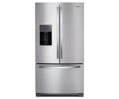 Whirlpool Whirlpool Standard-Depth 26.8-cu ft 3 -Door French Door Refrigerator with Ice Maker with Water and Ice Dispenser ( Fingerprint Resistant Stainless Steel ) ENERGY STAR  MODEL# WRF757SDHZ
