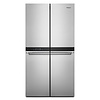 Whirlpool WHIRLPOOL Counter-Depth 19.4-cu ft 4 -Door French Door Refrigerator with Ice Maker ( Fingerprint-Resistant Stainless Finish ) ENERGY STAR  MODEL# WRQA59CNKZ    Stock# 1469-38