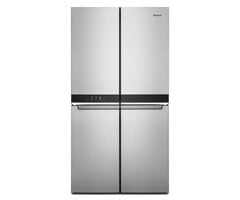 Whirlpool WHIRLPOOL Counter-Depth 19.4-cu ft 4 -Door French Door Refrigerator with Ice Maker ( Fingerprint-Resistant Stainless Finish ) ENERGY STAR  MODEL# WRQA59CNKZ    Stock# 1469-38
