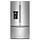 KITCHENAID  Counter-Depth 23.8-cu ft 3 -Door French Door Refrigerator with Ice Maker with Water and Ice Dispenser ( Stainless Steel with PRINTSHIELD Finish )  MODEL# KRFC704FPS