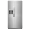 FRIGIDAIRE FRIGIDAIRE 25.6-cu ft Side-by-Side Refrigerator with Ice Maker ,Water and Ice Dispenser ( Fingerprint Resistant Stainless Steel ) ENERGY STAR  MODEL# FRSS26L3AF    Stock# 8015-42