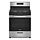 WHIRLPOOL 30-in 5 burners 5.1-cu ft Freestanding Natural Gas Range ( Stainless Steel )  MODEL# WFG505M0MS