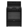 Whirlpool WHIRLPOOL 30-in 4 burners 5.1-cu ft Freestanding Natural Gas Range ( Black ) MODEL# WFG320M0MB