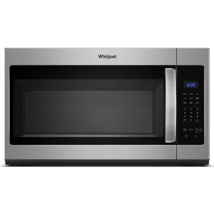 Whirlpool WHIRLPOOL 1.7-cu ft 29.94-in Over-the-Range Microwave ( Fingerprint Resistant Stainless Steel )  MODEL# WMH31017HZ