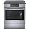 BOSCH 800 Series 30-Inches 4 burners 4.6-Cu. Feet 4.6-Cu. Feet / Convection Oven Slide-In Single Induction Range ( Stainless Steel )  MODEL# HII8057U    Stock# 2011-57