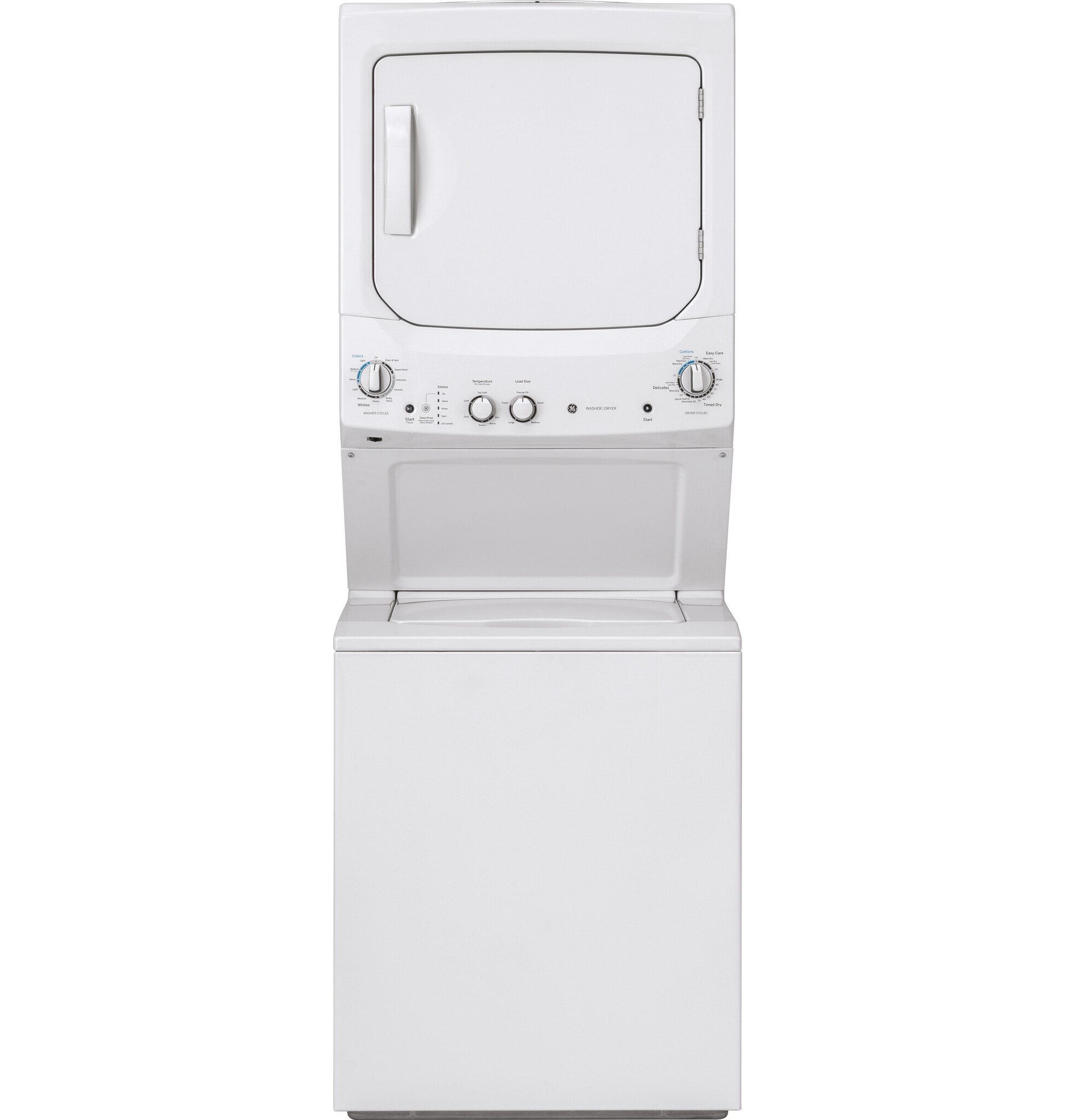 GE GE 3.8 cu. ft. Washer 5.9 cu. ft. Electric Dryer Combo in White Model # GUD27ESSMWW