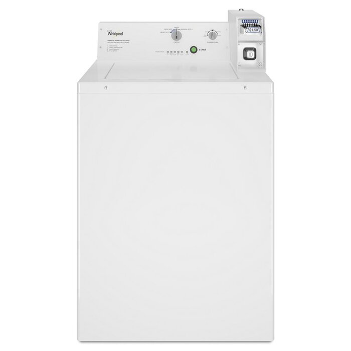 Whirlpool WHIRLPOOL Commercial 3.3 cu ft Coin-Operated Top load Commercial Washer ( White ) MODEL# CAE2745FQ