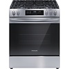 Frigidiare Frigidaire 30-in 5 burners 5.1-cu ft Slide-In Natural Gas Range ( Stainless steel )  MODEL# FCFG3062AS    Stock# 2011-42