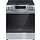 Frigidaire 30-in 5 burners 5.1-cu ft Slide-In Natural Gas Range ( Stainless steel )  MODEL# FCFG3062AS