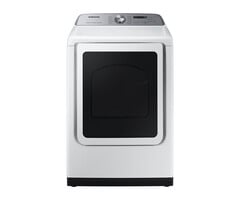 SAMSUNG SAMSUNG 7.4-cu ft Steam Cycle Vented Smart Compatible Gas Dryer ( White )  MODEL# DVG52A5500W
