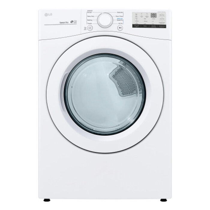 LG LG 7.4-cu ft Stackable Vented Gas Dryer (White) Energy Star  MODEL# DLG3401W