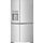 FRIGIDAIRE Gallery Counter-Depth 21.5-cu ft 4 -Door French Door Refrigerator with Ice Maker with Water and Ice Dispenser (Fingerprint Resistant Stainless Steel) ENERGY STAR MODEL# GRQC2255BF