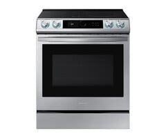 SAMSUNG SAMSUNG Rapid Heat Induction 30-Inches 4 burners 6.3-Cu. Feet Air Fry Convection Oven Slide-In Single Induction Range ( Fingerprint Resistant Stainless Steel )  MODEL# NE63T8911SS