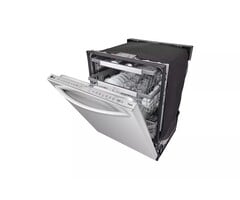 LG LG QuadWash Pro 24-in Top Control Built-in Dishwasher With Third Rack ( PrintProof Stainless Steel ) , 42-Decibel Quietest Sound Level  MODEL# LDTH7972S