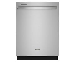 Whirlpool Whirlpool Eco Series Large Capacity 24-in Top Control Built-in Dishwasher With Third Rack ( Fingerprint Resistant Stainless Steel ) , 47-Decibel Very Quiet Sound Level  MODEL# WDT750SAKZ
