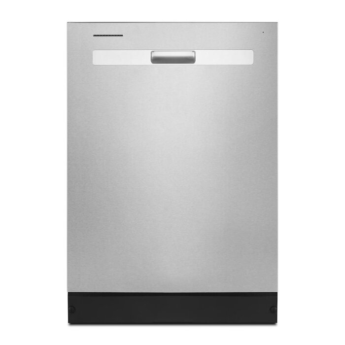 Whirlpool WHIRLPOOL Eco Series 24-in Top Control Built-in Dishwasher (Fingerprint Resistant Stainless Steel), 55-Decibel Standard Sound Level MODEL# WDP540HAMZ