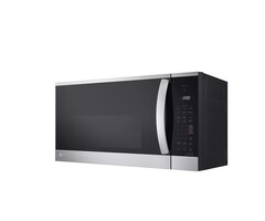 LG LG 1.8-cu ft 29.88-in Over-the-Range Microwave with Sensor Cooking ( PrintProof Stainless Steel )  MODEL# MVEM1825F