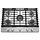KITCHENAID  30-in 5 burners Stainless steel Gas Cooktop  MODEL# KCGS550ESS