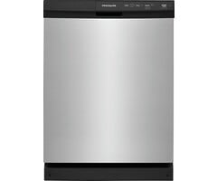 Frigidiare FRIGIDAIRE 24 inch Front Control Built-in Dishwasher ( Stainless steel ) ENERGY STAR Certified 55-Decibels Standard Sound Level  MODEL# FFCD2413US    Stock# 8013-02