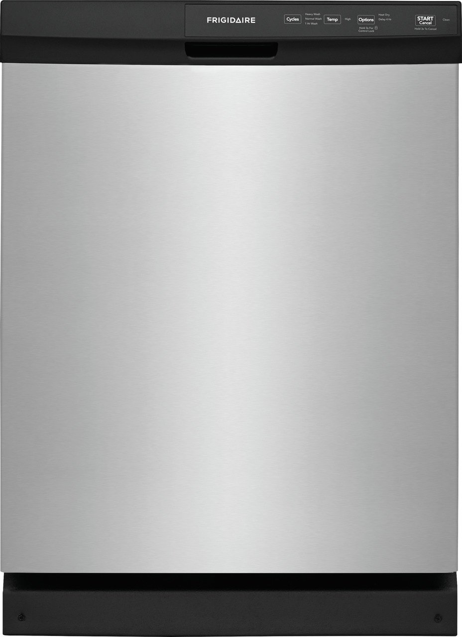 Frigidiare FRIGIDAIRE 24 inch Front Control Built-in Dishwasher (Stainless Steel) ENERGY STAR 55-Decibels Standard Sound Level MODEL# FFCD2413US