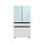 SAMSUNG  Bespoke Standard-Depth 28.8-Cu. Feet 4 -Door Smart Compatible French Door Refrigerator w/ Dual Ice Maker w/ water dispenser and Door within Door (Morning Blue with White Glass Panels) MODEL# RF29BB86004M